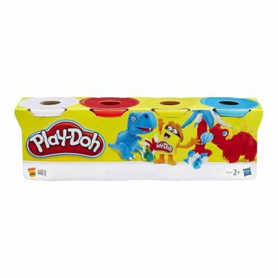 HASBRO PLAY-DOH OYUN HAMURU 4'LÜ *16